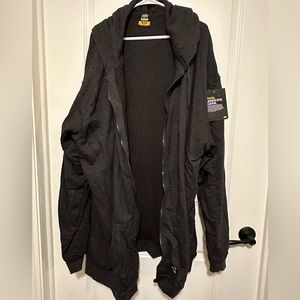 Berne Charcoal/Gray Thermal-Lined Full-Zip Sweatshirt